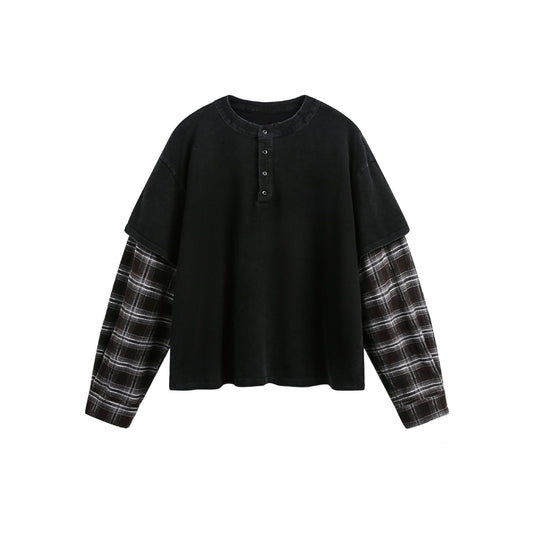 Black Checkers Long Sleeve