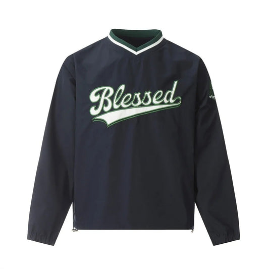 Blue Blessed Tech Hoodie
