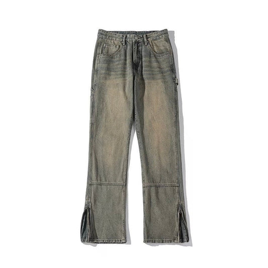 Zip Flare Jeans